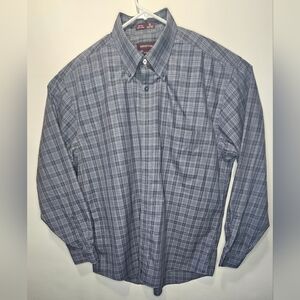 Nordstrom Dress Button Shirt Mens XL Tall - 100% Cotton - SmartCare Wrinkle Free